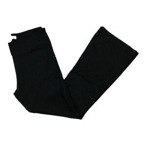 H by Halston Black Ankle Length Bootcut Pants Women Size Small S